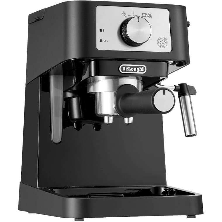 Stilosa Manual Espresso Maker (EC260) - Black, 1100W
