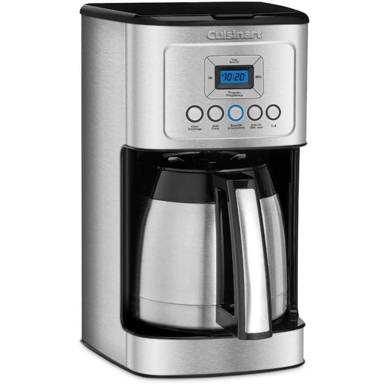 Programmable Thermal Coffeemaker - Stainless Steel, 12 Cup