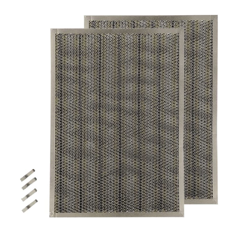 Replacement Charcoal Filters - for QP3 Series Range Hoods, 2 Pack