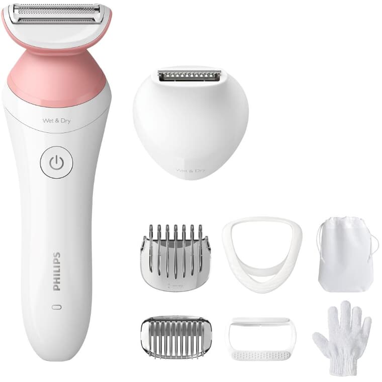 Lady Shaver Series 6000 Cordless Shaver with Wet and Dry Use