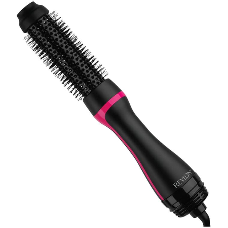 One-Step Root Booster Round Brush Dryer and Styler - Black