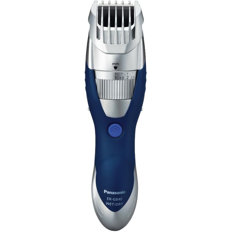 Blue/Silver Milano 19 Stage Beard Trimmer