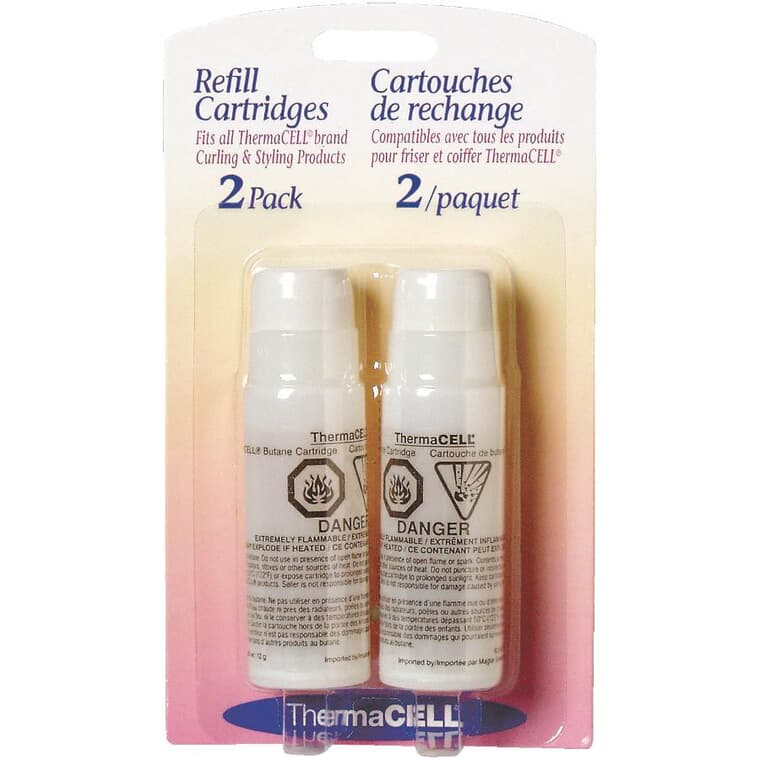 2 Pack Butane Thermacell Curling Iron Refills