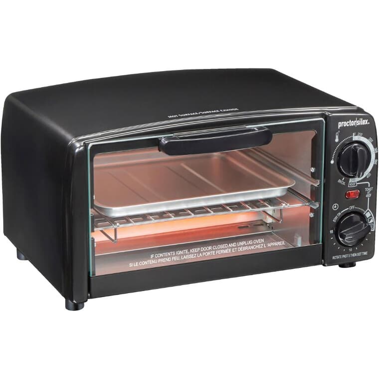 4-Slice Toaster Oven with Broiler (31118PS) - Black