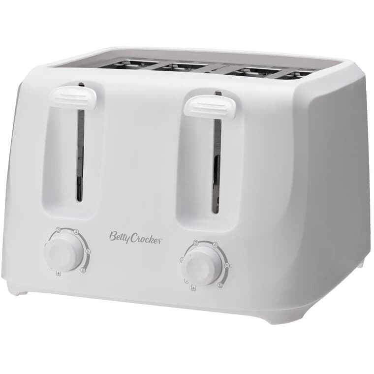 My Kitchen Cool Touch 4-Slice Toaster - White