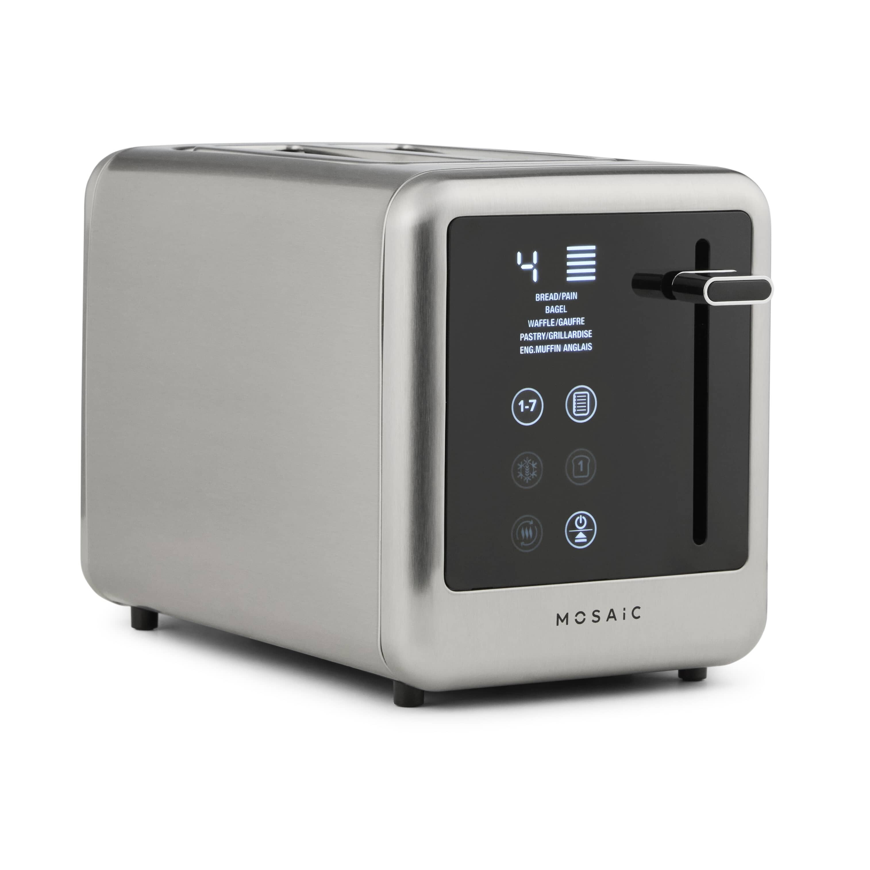MOSAIC Deluxe 2-Slice Digital Touch Screen Toaster | Home