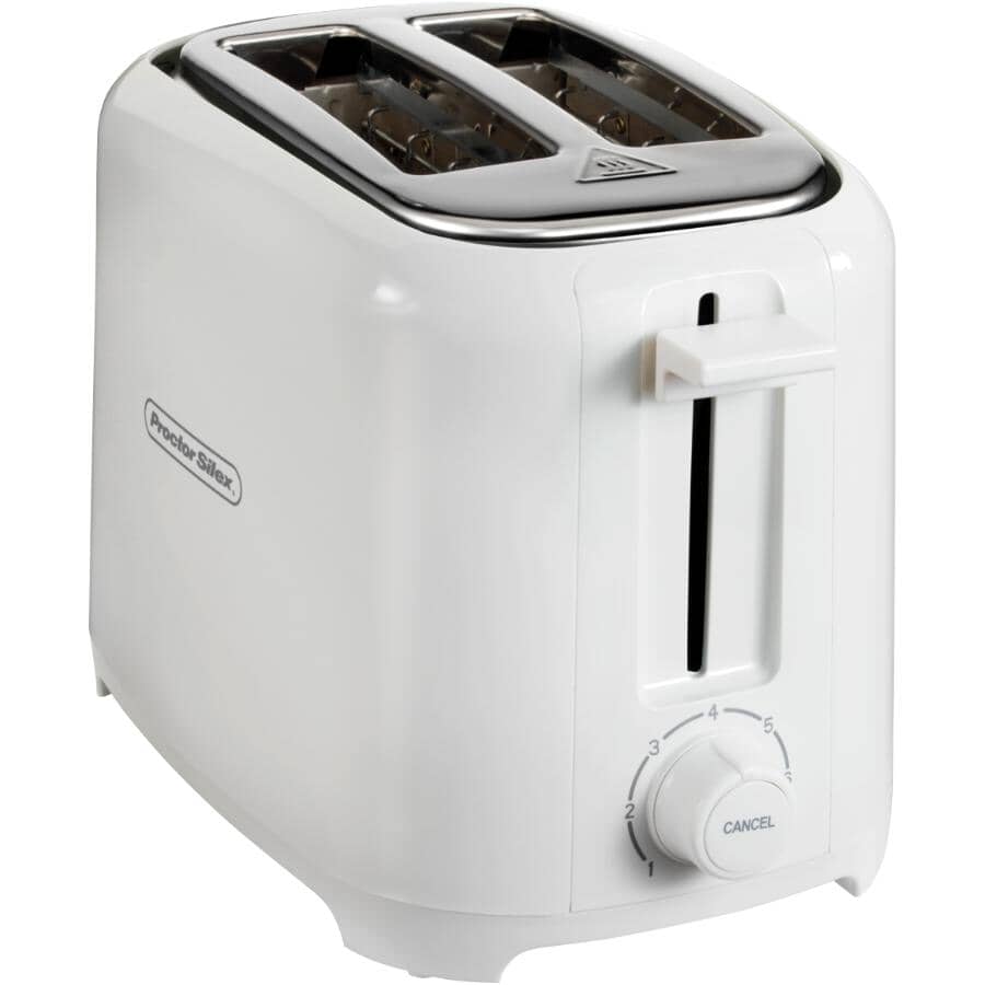 PROCTOR SILEX:2-Slice Coolwall Toaster with Extra Wide Slots - White