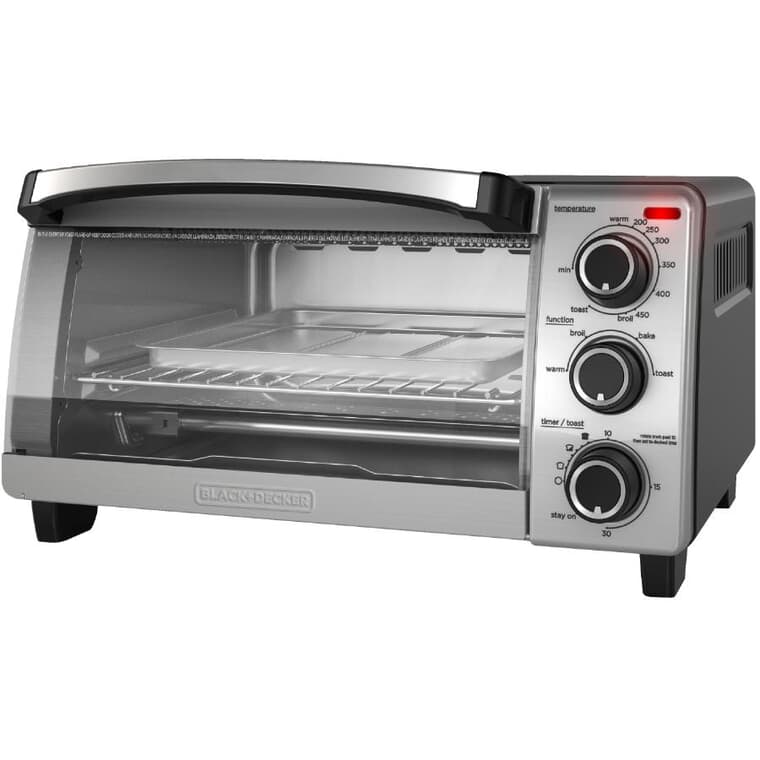 Natural 4-Slice Convection Toaster Oven (TO1755SBC) - Grey, 1150W