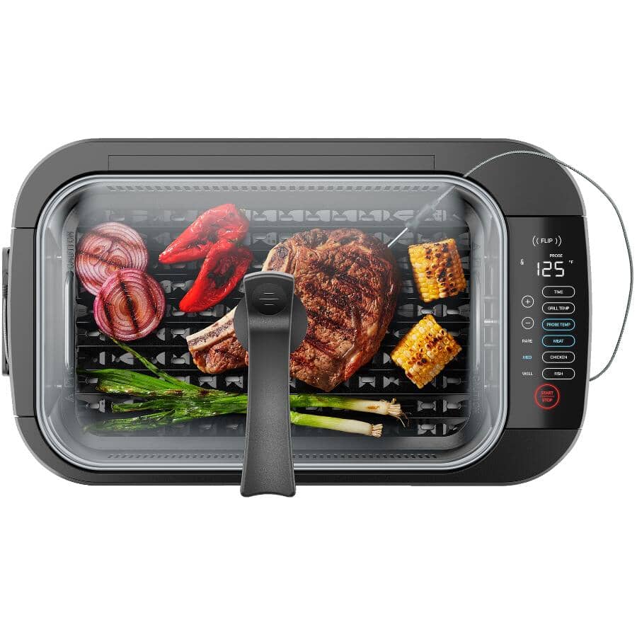 CHEFMAN AccuGrill Smokeless Indoor Grill with Temperature Probe | Home ...