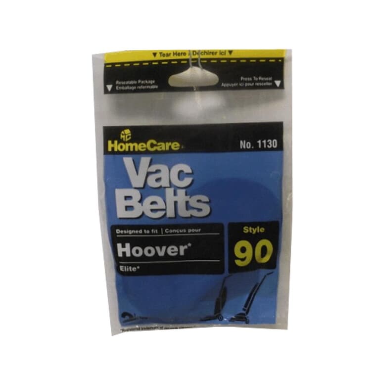 Style 90 Hoover Vacuum Cleaner Belt - 2 Pack