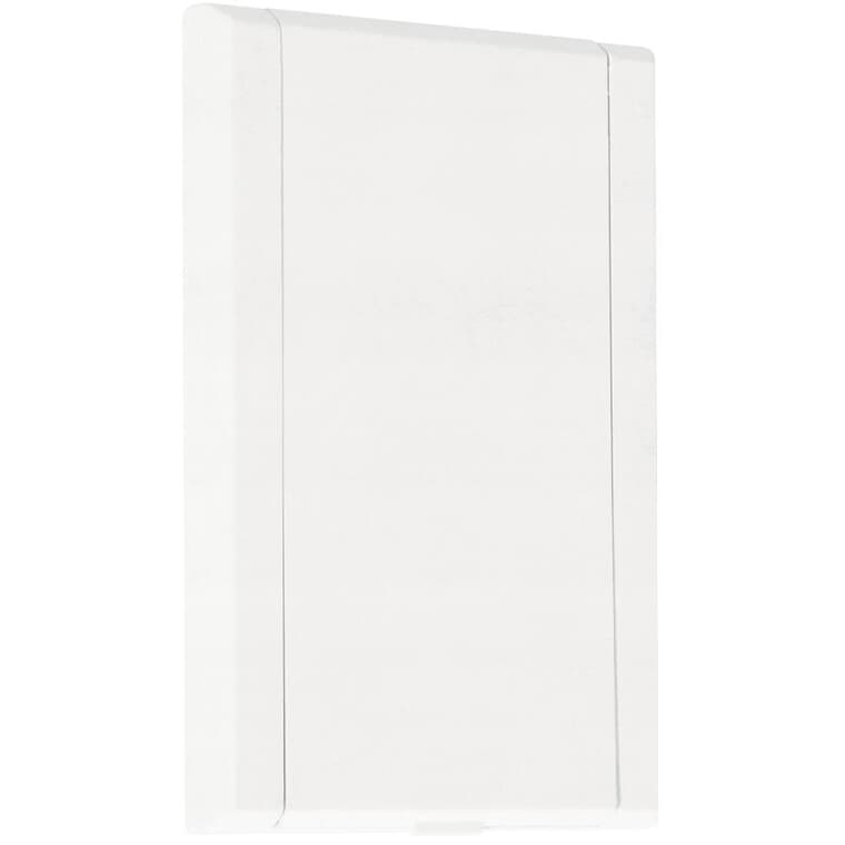 Central Vacuum Inlet Wall Plate - White