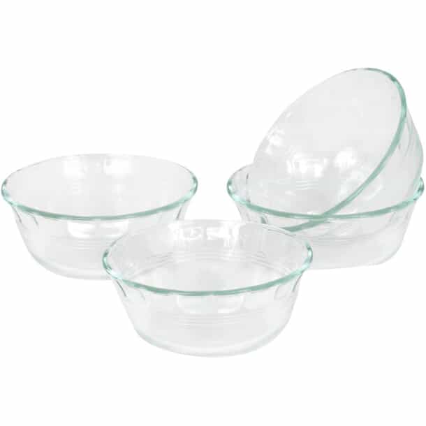 PYREX Piece Glass Custard Cup Set Home Hardware