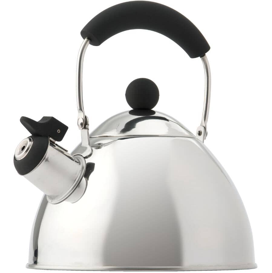 KITCHEN VALUE:Stainless Steel Whistling Tea Kettle - 1.4 L
