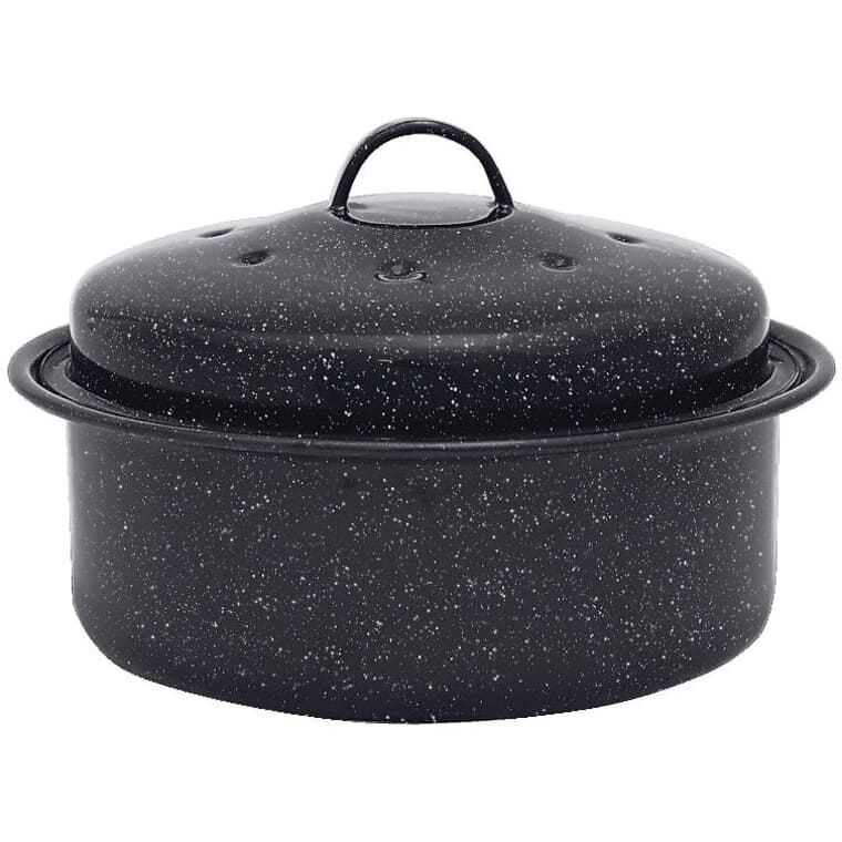 Round Roasting Pan with Lid - 3 lb