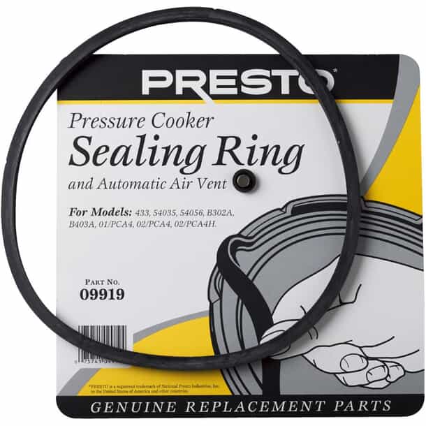 PRESTO Pressure Cooker Sealing Ring Automatic Air Vent Home