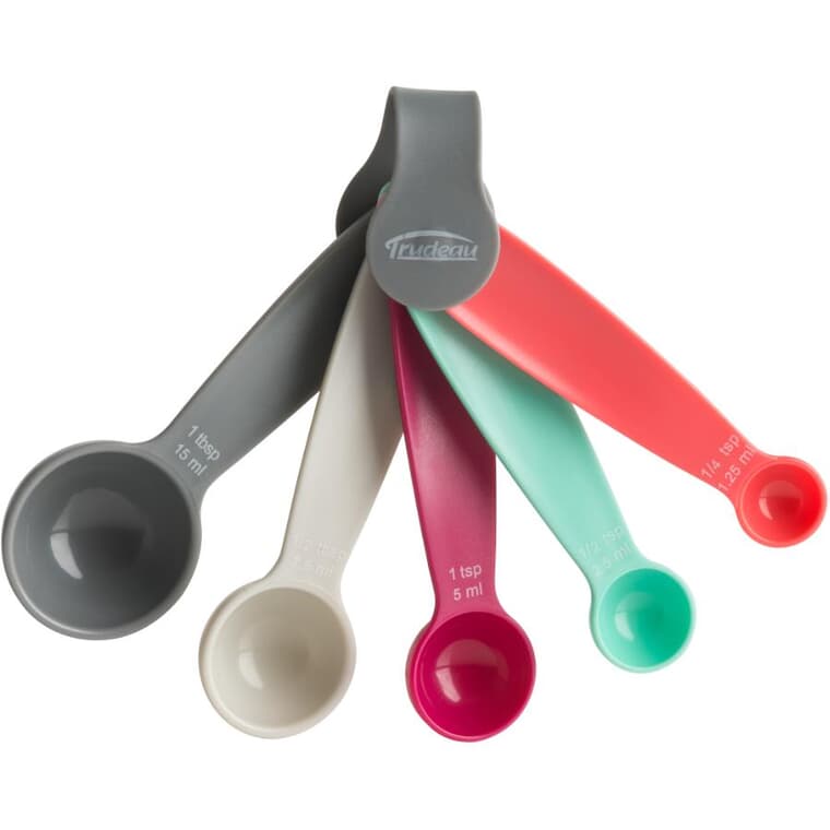 Plastic Measuring Spoon Set - 5 Piece
