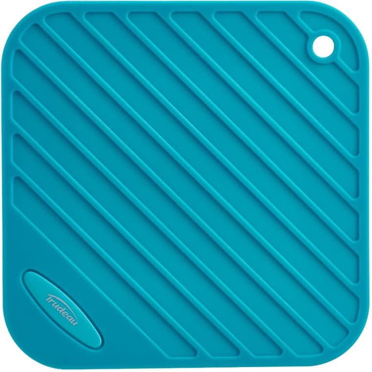 3-in-1 Silicone Trivet - Tropical Blue