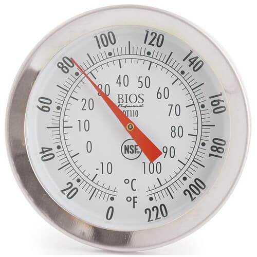 Thermomètre de réfrigérateur et congélateur à cadran - Bios