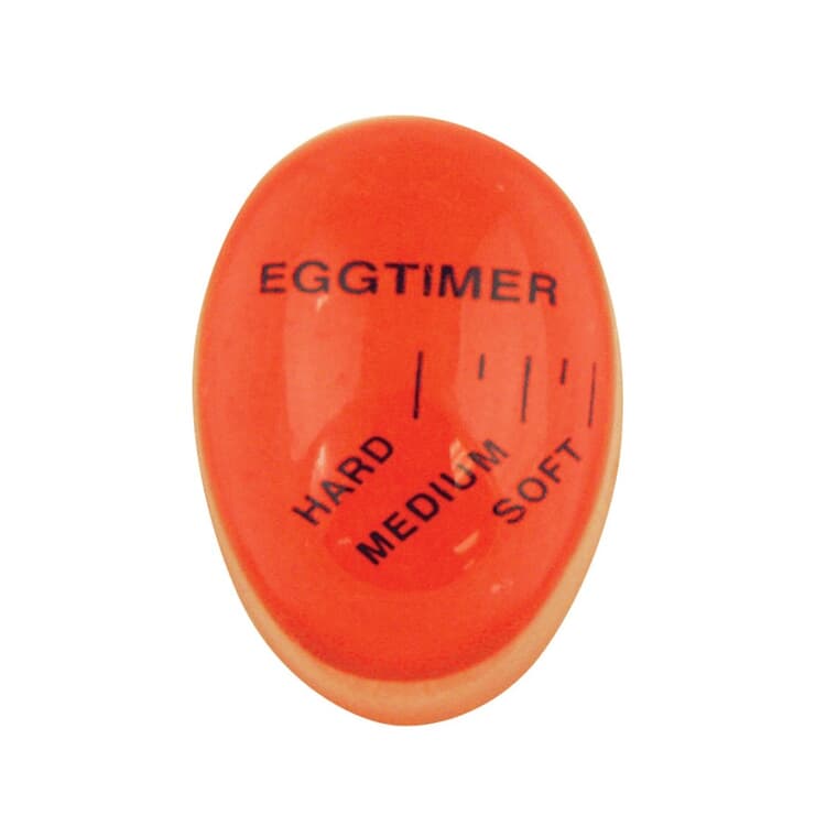 Minuterie à œufs à changement de couleur, orange