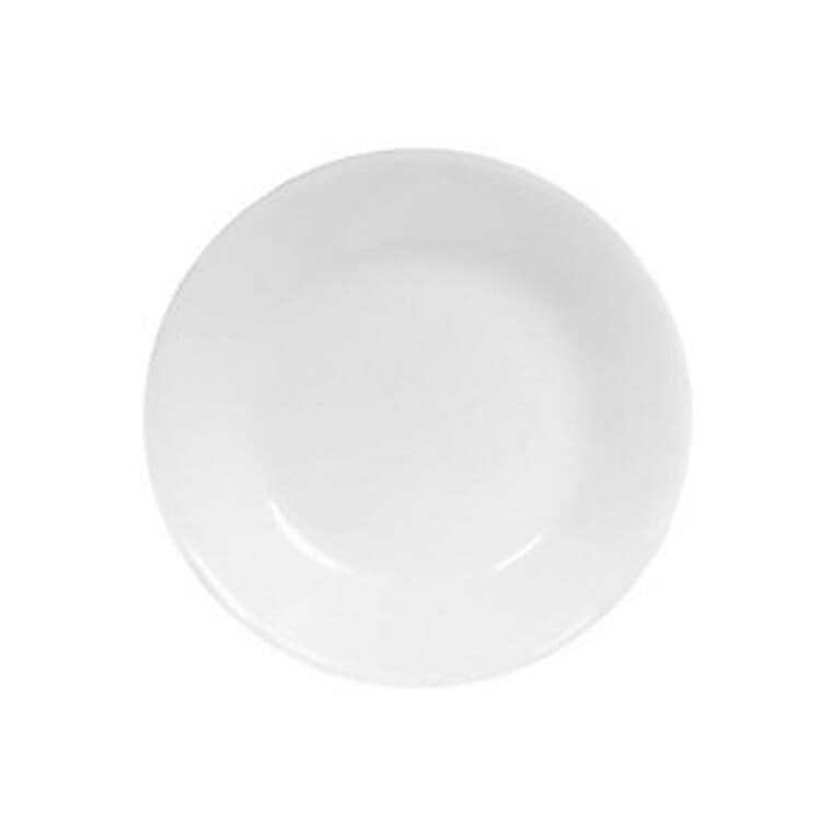 Glass Appetizer Plate - Winter Frost White, 6.75"