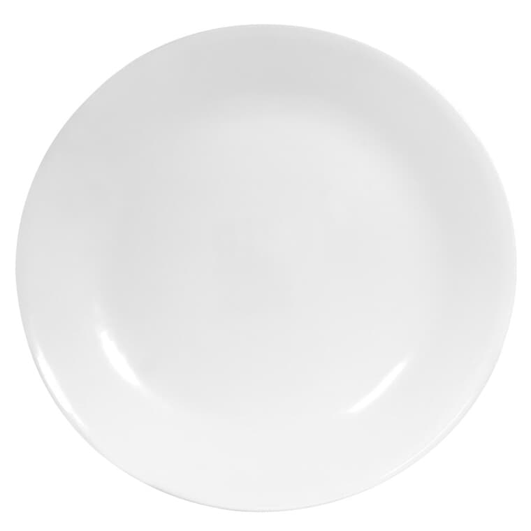 Glass Dinner Plate - Winter Frost White, 10.25"