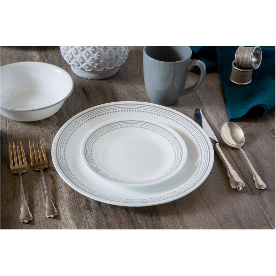 CORELLE Mystic Grey Dinnerware Set | Home Hardware