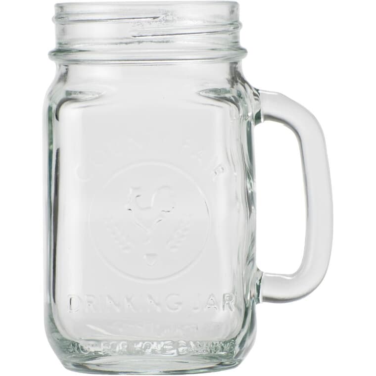 County Fair Glass Drinking Jar - 16 oz