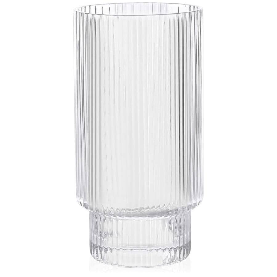 Honey Bee Pressed Glass Highball Set of 4 in Clear