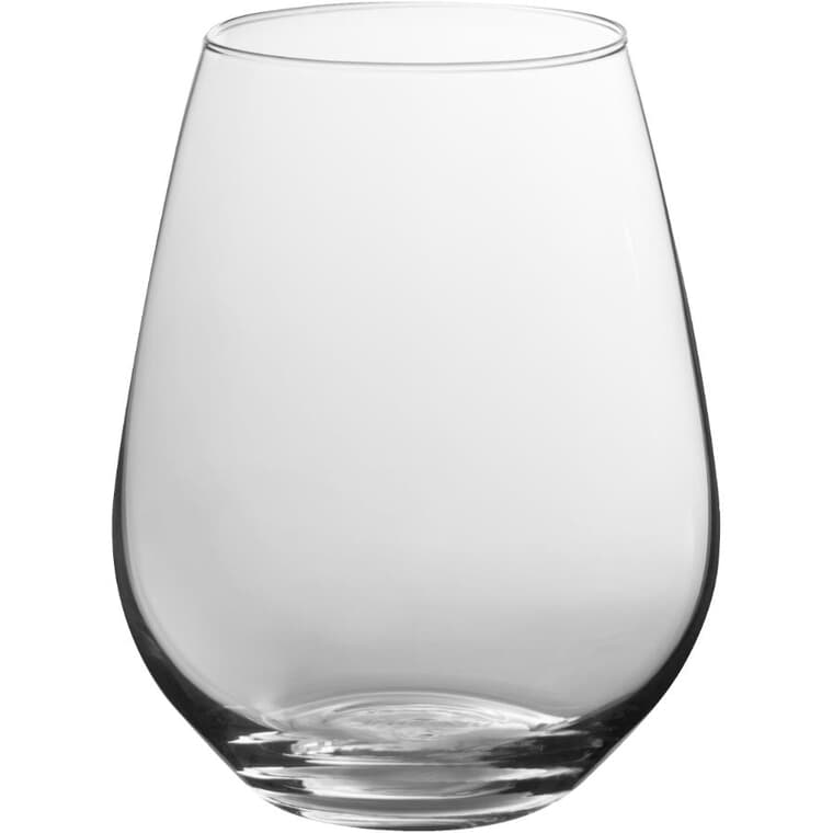 Brava 15.5 oz Stemless White Wine Glasses - Set of 8