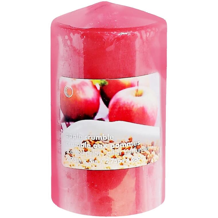 Apple Crumble Pillar Candle - 2.75" x 5"
