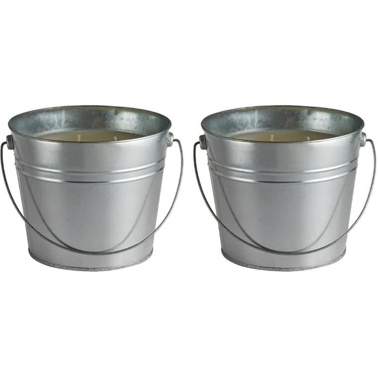 2 Pack 5" Citronella Bucket Candles