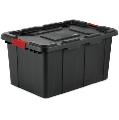 Edge Plastics 20 Gallon Storage Bins Walmart Locking Lid Clear 20