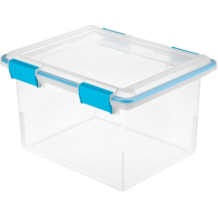 Boîte de rangement étanche transparente de 30 L Sterilite