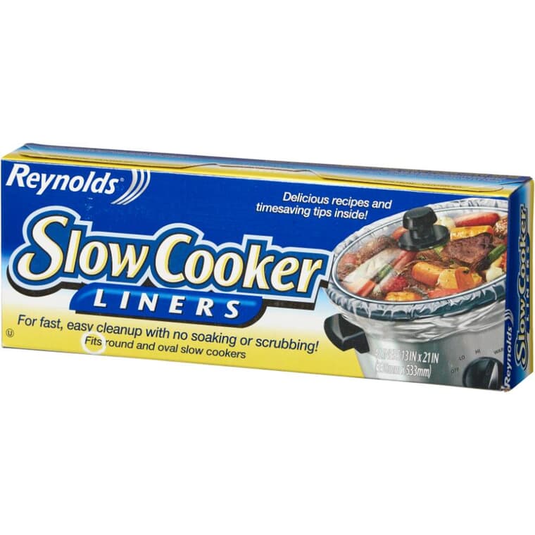 Slow Cooker Liners - 13" x 21", 4 Pack