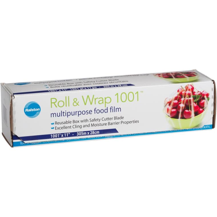 PVC Plastic Wrap with Cutter - 1001'