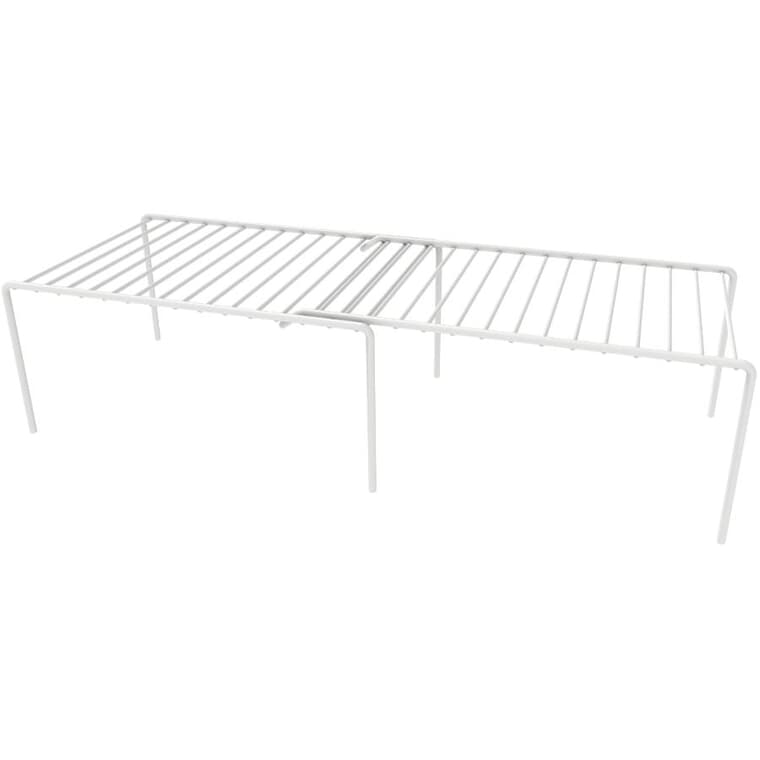 Wire Expandable Cupboard Shelf - White, 12"