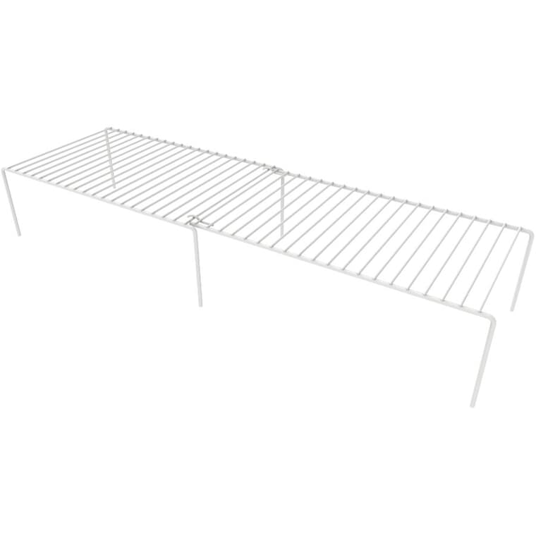 Wire Expandable Cupboard Shelf - White, 17"
