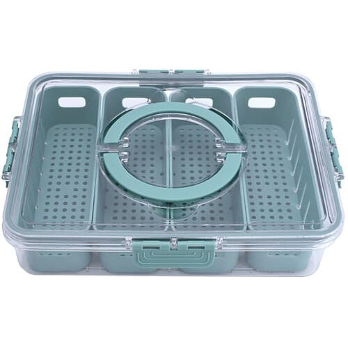 Sectional Crisper with Handle - Sage Green