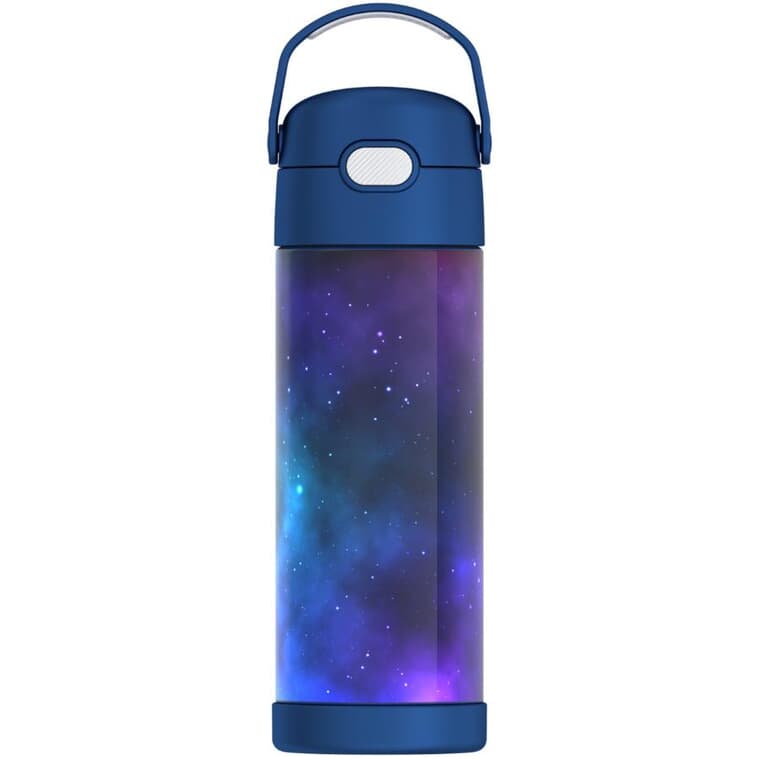 FUNtainer Hydration Bottle with Spout - Galaxy Navy, 470 ml