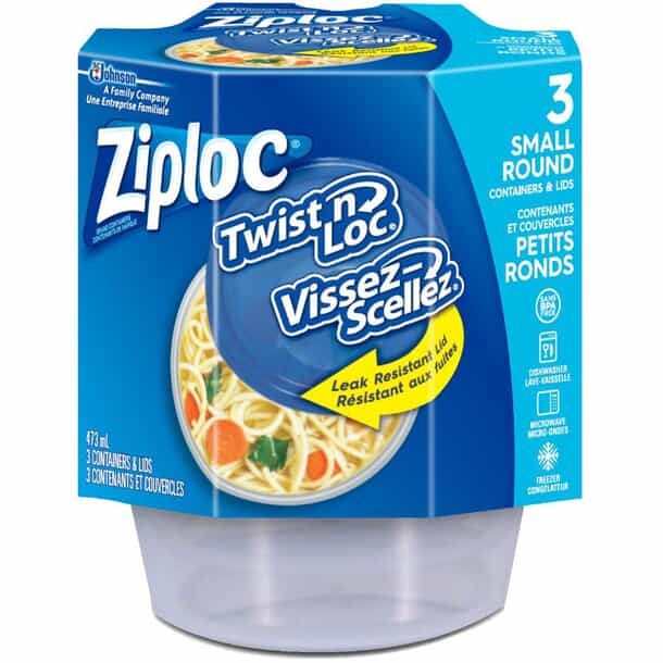 Lot De 3 Pots En Plastique Blanc - Capacité 473 Ml (environ 450 Ml) - Usage Multiple - Conservation, Rangement, Bricolage