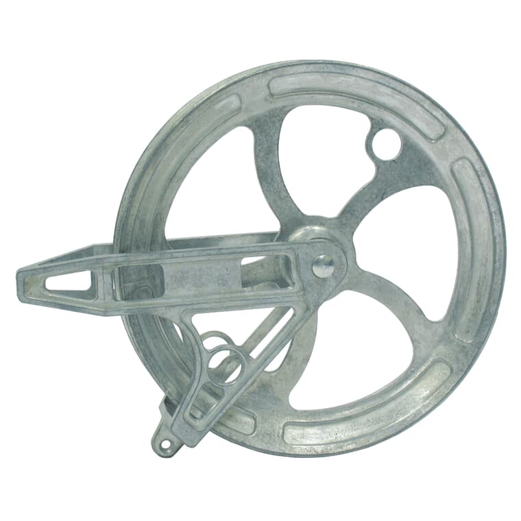 Aluminum Ball-Bearing Clothesline Pulley - 8"