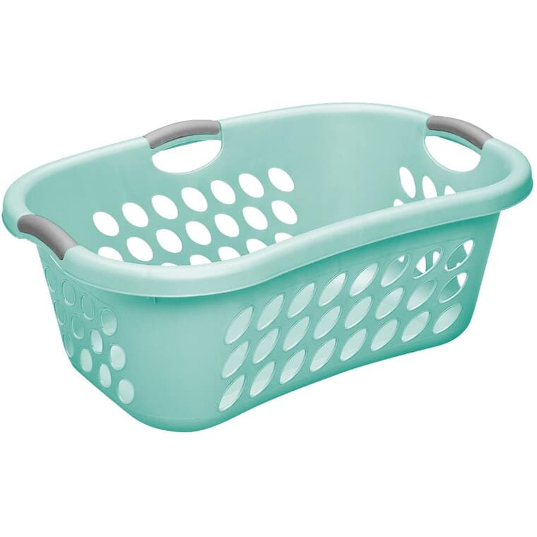 Bushel Ultra(TM) Hip-Hold Laundry Basket - Aqua, 44 L