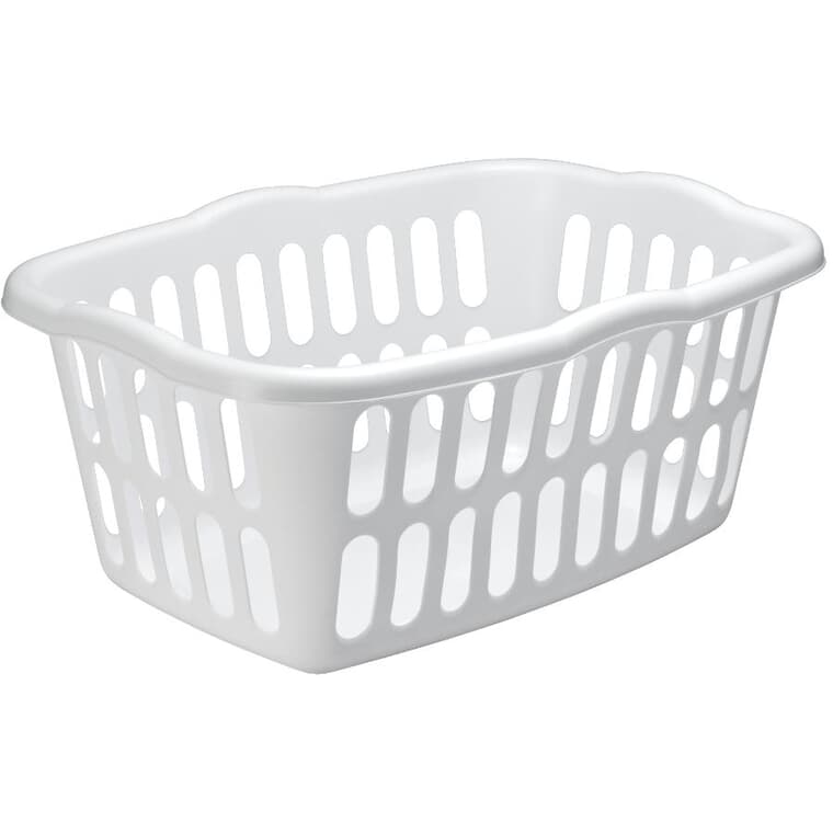 Bushel Rectangular Laundry Basket - White, 54 L