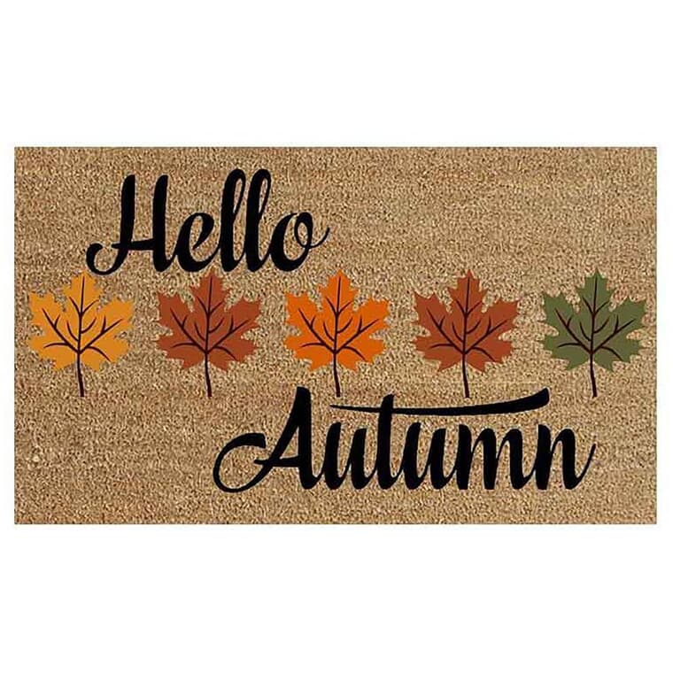 KOPPERS HOME Welcome Autumn Coir Door Mat | Home Hardware