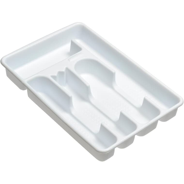 Cutlery Tray - White, 9" x 13"