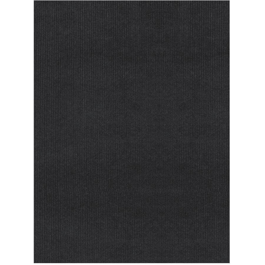 VENTURE CARPETS Sierra Raven Polyester Ribbed Door Mat | Home Hardware