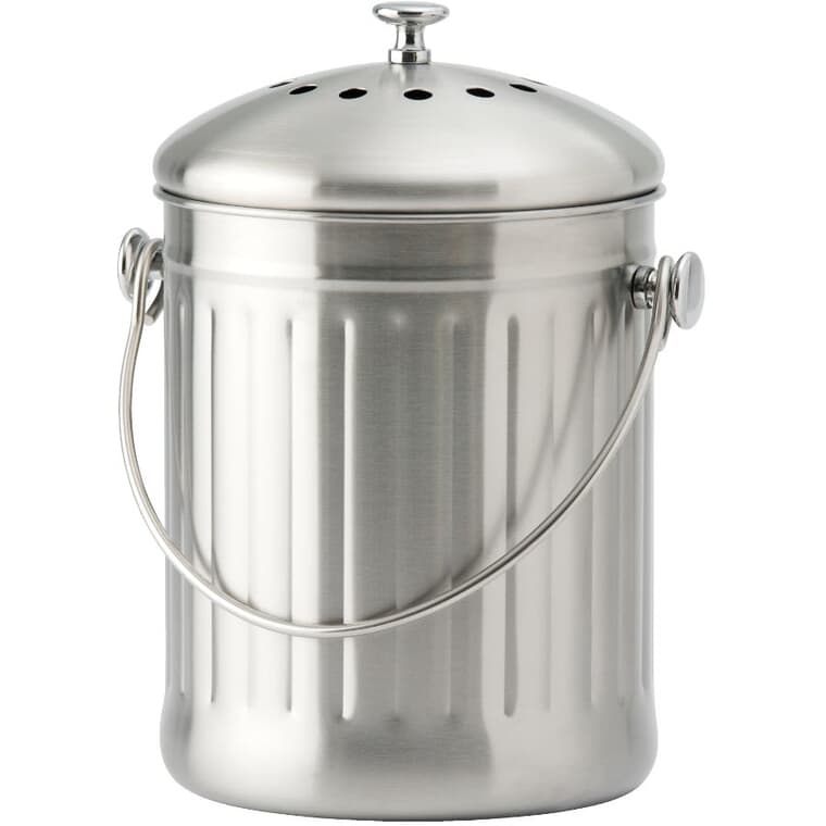 4.5L Stainless Steel Kitchen Composter, with Filter