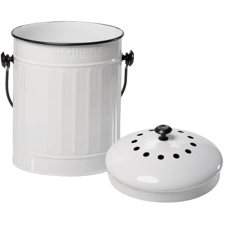 BEHRENS 5.5L Galvanized Steel Kitchen Composter | Home Hardware