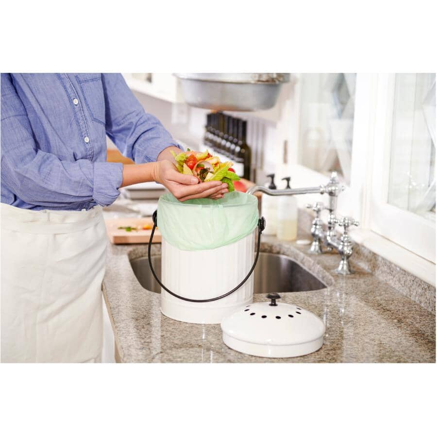 BEHRENS 5.5L Galvanized Steel Kitchen Composter | Home Hardware