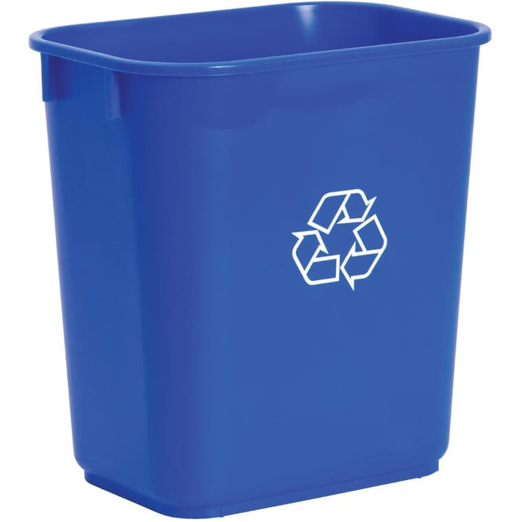 Recycle Wastebasket - Blue, 14 Qt